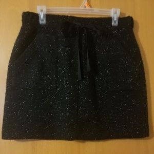 Mini black skirt